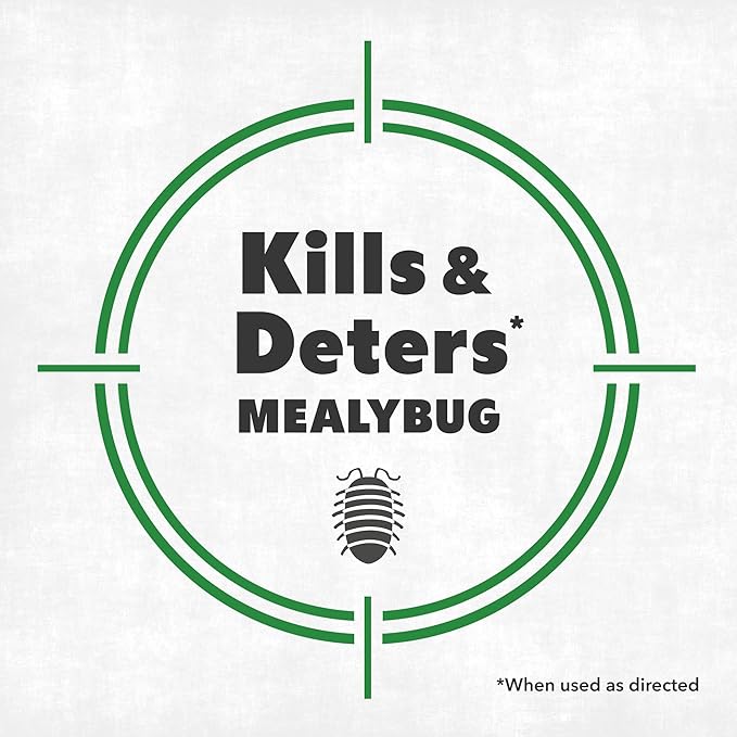 Mealy Bug Killer - Fast-Acting Mealy Bug Killer for Soil & Plants, 16oz