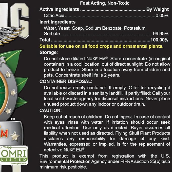 Nuke Em Insecticide Fungicide - 8 oz
