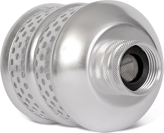 Gilmour Metal Bubbler Sprinkler, Garden Spot Sprinkler for Small Areas, Aluminum Diffuser Flood Nozzle for Delicate Watering