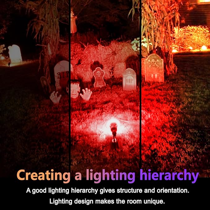 PAR38 Flood Red Light Bulbs,4 Pack Dimmable,E26 Base Red Flood Light Outoor(20W Replace to 200W),Halloween Light Bulb for Outside,Christmas,Holiday Lighting