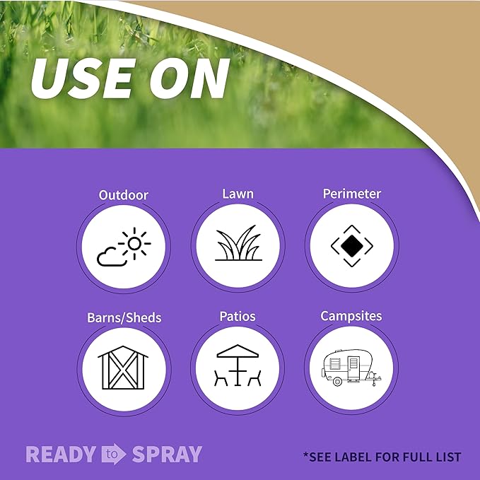Bonide Chipmunk, Squirrel & Rodent Repellent, 32 oz Ready-to-Spray for Outdoor Use, Deter from Lawn & Garden