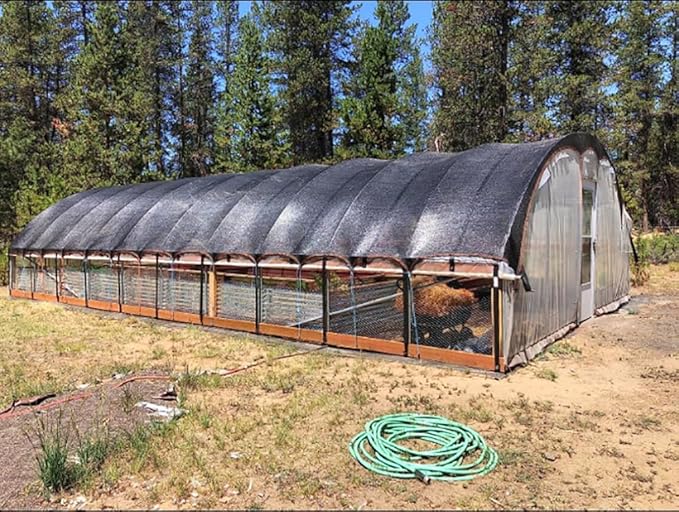 Outdoor Shade Cloth 90% Sunblock Shade Mesh Tarp with Grommets for Garden Greenhouse Pergola Patio Plants Chicken Coop Porch Dog Kennel Cover 10 x 10