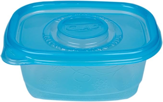 Glad GladWare FreezerWare Food Storage Containers, 24 Oz, 4 Count, 6-Pack