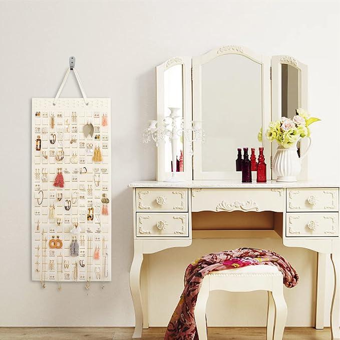 RESOVO Extra Large Hanging Earrings Organizer & Holder