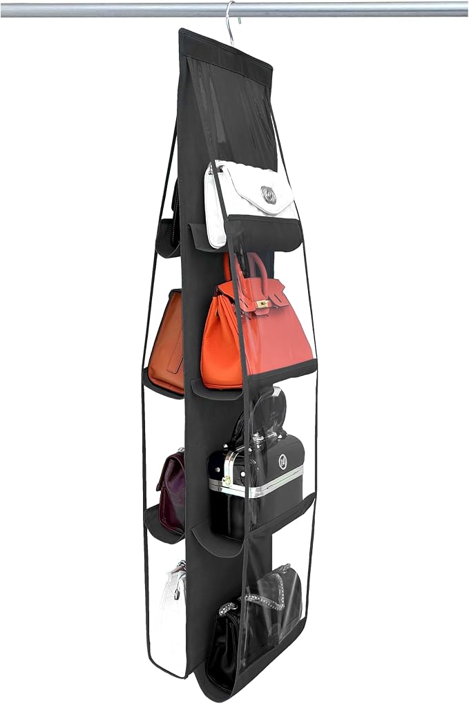 Purse Organizer for Closet, Heavy Duty Hanging Handbag Storage