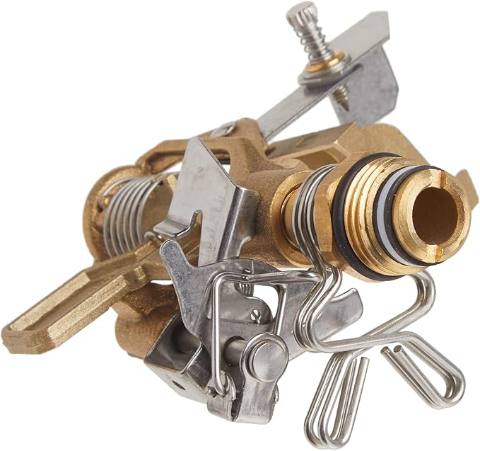 2-Pack Orbit 1/2" BRS Sprinkler Head, Connection, Silver and Gold