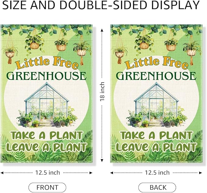 Garden Flag, Funny Welcome Yard Flag for Outside, Religious Garden Gifts, Christian Yard Sign Home Décor, Christian Bible Musical Notes Flag (Green2)
