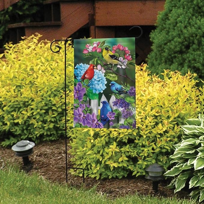 Briarwood Lane Feathered Friends Spring Garden Flag