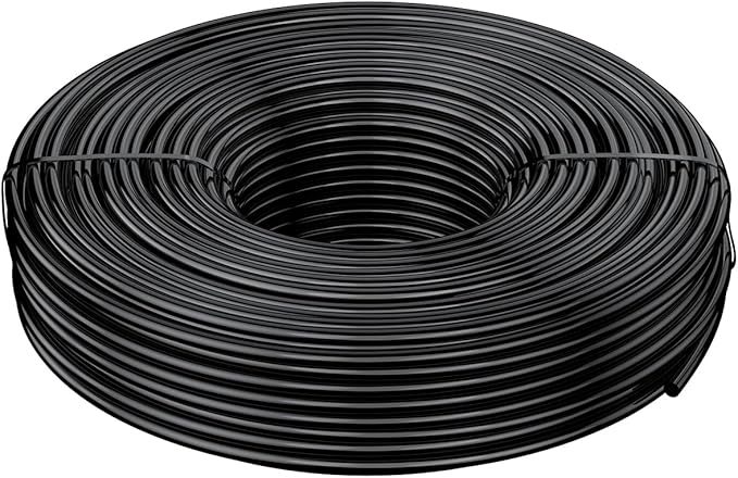 Pawfly 100 ft. 1/4 Drip Irrigation Tubing, Black Distribution Tubing PVC Blank Drip Irrigation Hose Roll for Garden Watering, Drip Irrigation Line for Drip Irrigation System