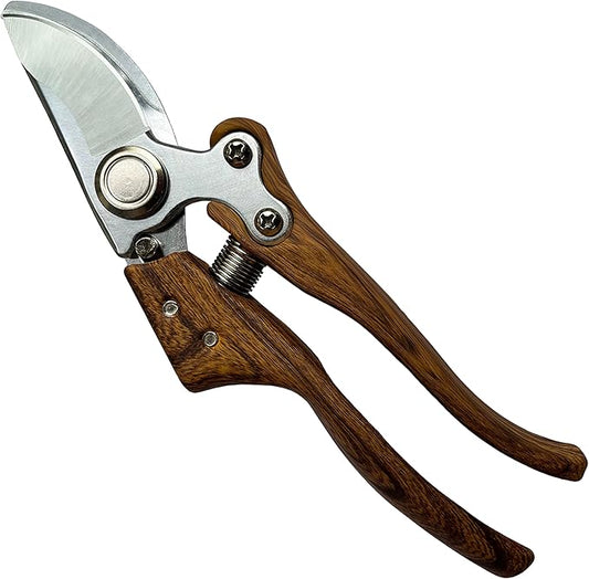 Garden Pruning Shears, Floral wire cutter, German Stainless Steel Blades, 1 inch Cut Capacity, Garden Snips for flowers with Non-Slip Handle, Lightweight & Ergonomic Professional