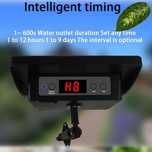 Solar Spray Irrigation System Kit, Automatic Self Watering System, Solar Powered, Weather Suitable for Greenhouse Garden Lawn