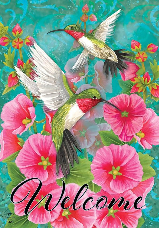 Briarwood Lane Hummingbird Dance Spring Garden Flag