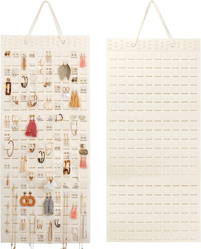 RESOVO Extra Large Hanging Earrings Organizer & Holder