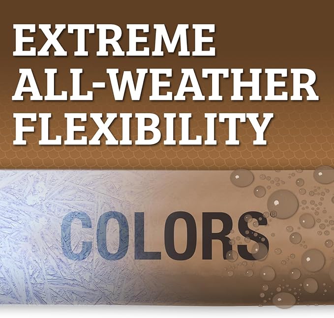 Flexzilla Colors Garden Hose 5/8 in. x 75 ft., Lightweight All-Weather Water Hose, Durable and Flexible, Leak-Free Connections, Brown Mulch