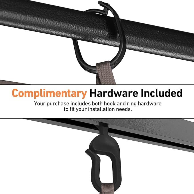 Covered Outdoor Yarn-Dyed Gazebo Curtains Replacement Universal 4-Panel Sidewalls 10' x 12', Outdoor Gazebo Privacy Curtains with Zipper, Replacement for Patio, Outdoor and Backyard (Curtain Only)
