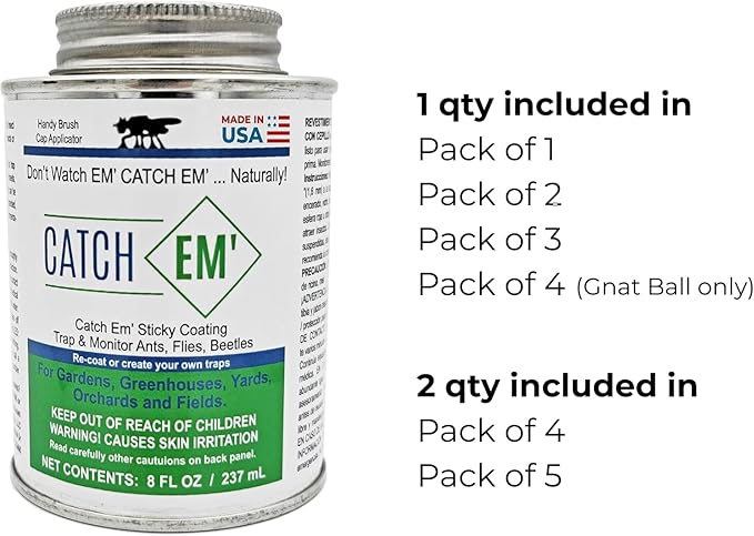 Bug Ball Deer Fly Ball Starter Kit - Biting Fly and Insect Trap, Pack of 4