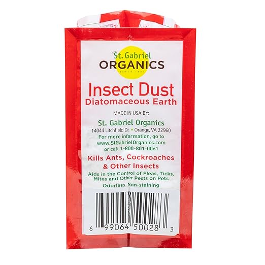 St. Gabriel Organics Insect Dust Diatomaceous Earth, 20oz – Safe and Natural Insect Control