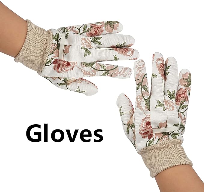 Yopay 6 Pairs Gardening Gloves for Women, Soft Jersey Garden Glove, Rubbuer Dots Cotton Working Gloves for Men, Planting, Seeding, Fishing, Restoration Work, 3 Colors