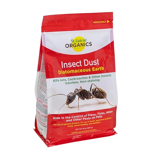 St. Gabriel Organics Insect Dust Diatomaceous Earth, 20oz – Safe and Natural Insect Control