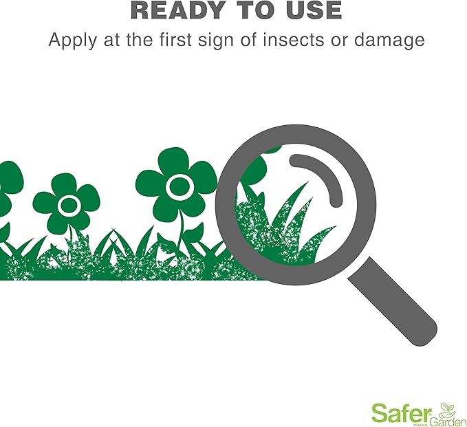 Safer Brand Garden Fungicide Ready-to-Use Spray - Prevents & Controls Powdery Mildew, Black Spot, Leaf Spot & Rust - OMRI Listed for Organic Gardening - SG5450, 24 oz Spray
