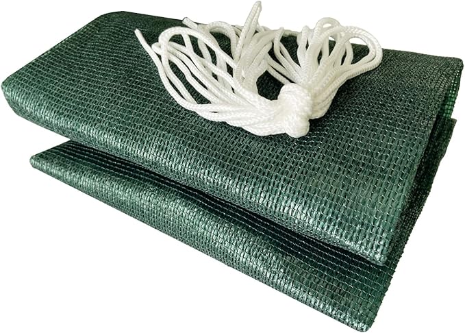 Alion Home HDPE 50% Sun Block Garden Netting Mesh - (6' x 15', Green)