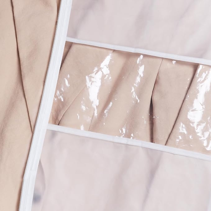 Zilink Clear Suit Coat Bag for Storage Dress Bags for Hanging Clothes 50 in