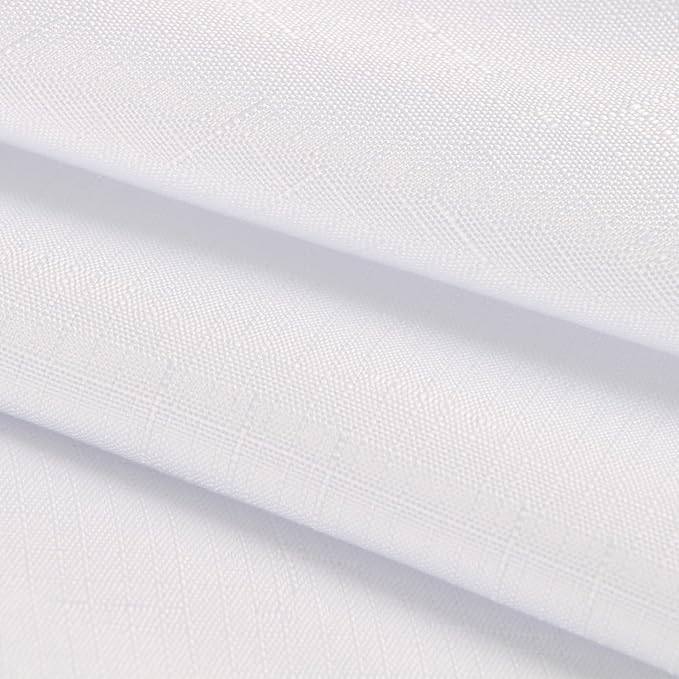 Outdoor Tablecloth Wrinkle-Free Stain Resistant Waterproof Polyester Fabric Table Cover with Zipper Umbrella Hole for Picnic/Party/Dinner/Patio Garden(60×84inch,Zippered,White)