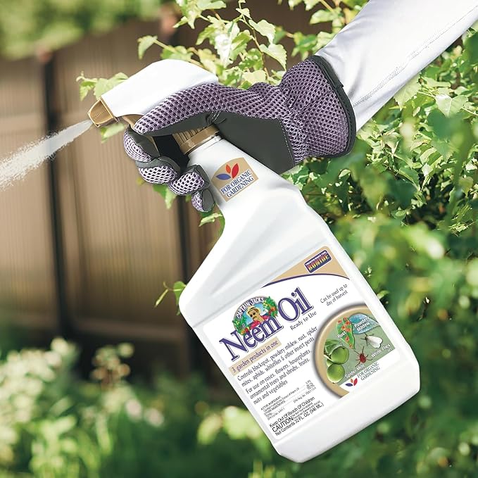 Bonide Captain Jack's Neem Oil, 32 oz Ready-to-Use Spray, Multi-Purpose Fungicide, Insecticide and Miticide for Organic Gardening (Case of 6)