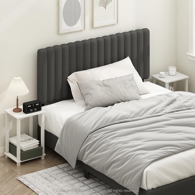 Furinno Simplistic Set of 2 Toolless 2-Tier Night Stand, White
