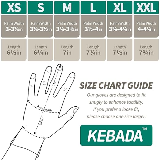 Kebada W1 Safety Work Gloves, PU Coated Touch Screen Work Gloves with Grip, Bulk Pack Working Gloves for Warehouse, Construction, Gardening and Mechanic Use, Black, 50 Pairs, X-Small