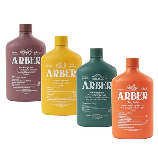 Arber Organic Holistic Plant Health Kit, for Indoor & Outdoor Plants, Vegetable and Herb Gardens and Vibrant Blooms