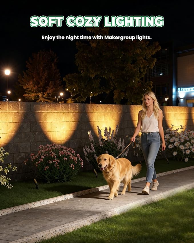 MR16 LED Bulb, Outdoor Landscape MR16 Light Bulbs, 3W Gu5.3 Bi-pin Base 12V Low Voltage LED Spotlights Warm White 2700K-3000K for Landscape Lighting Garden Yard Lights 3-Pack