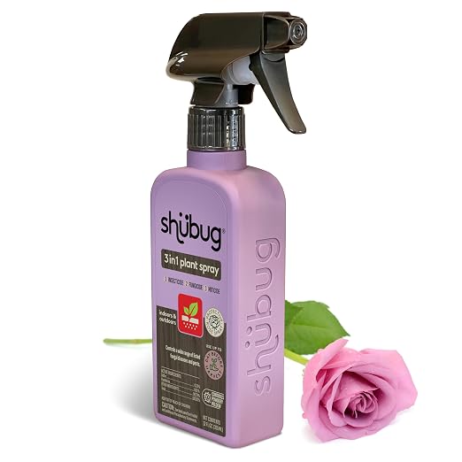 Shubug 3 in 1 Plant Spray, Sulfur & Pyrethrins Fungicide/Insecticide, Ready-to-Use, 12 fl oz, 3 Pack
