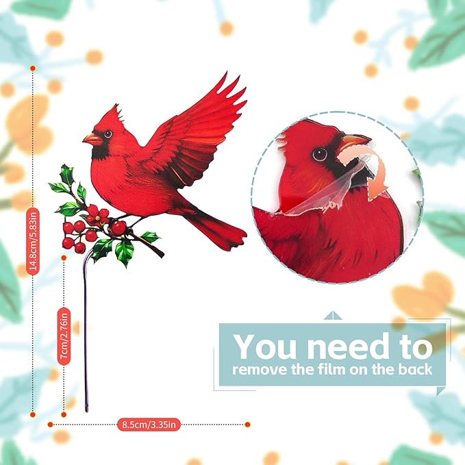 Cardinal Gifts for Women Mom Grandma - Cardinal Decor Plant Lover Mothers Day Birthday Gifts Garden Decor - Hanging Planters for Indoor Outdoor Plants Pots Accessories