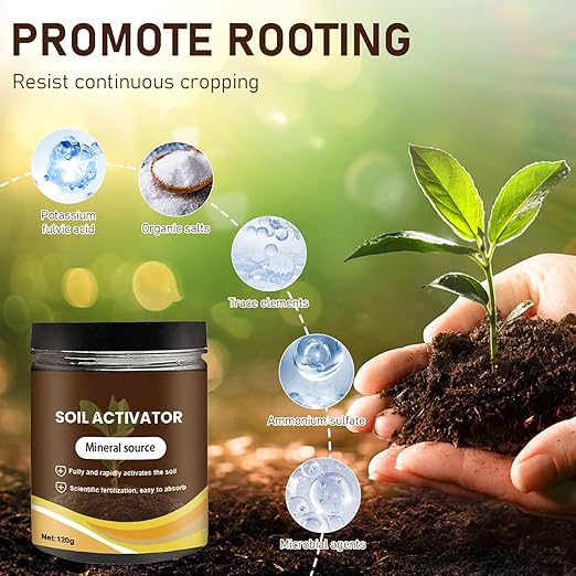 Organic Soil Activators and Plant Fertilizers, Garden Beds for Cultivation, Potting Mix and Seedling Compost, Promoting Plant Rooting (1PCS)