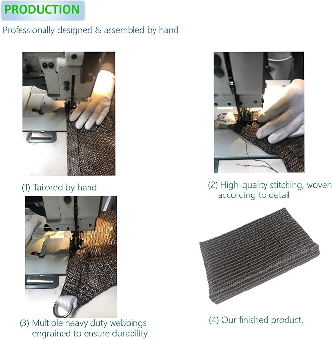 Eden's Decor Straight Flat-Edged Sun Shade Sail Rectangular 14' x 16' Beige UV-Blocking Outdoor Canopy Fabric Cloth Awning for Pergola Patio Garden Backyard Custom Size