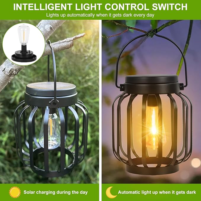 Replacement Solar Light Parts for Lantern: 2.83 inch Waterproof Solar Replacement Top Lights Fit for 2.36 in, 2.42 in, 2.5 in, 2.76 in, 2.83 in Old Lantern Port - Vintage Light Bulbs for Original Lamp