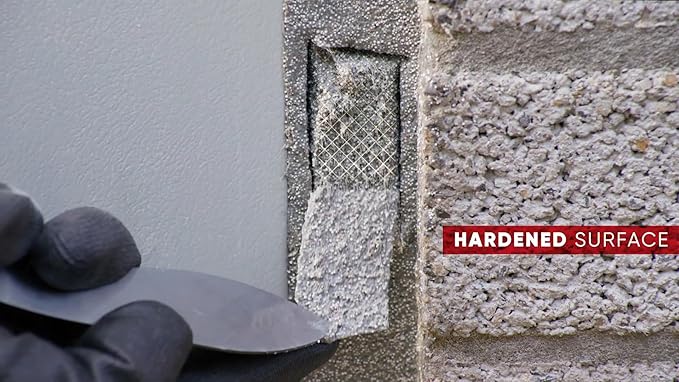 Roban Barrier Compound - Instantly Effective, Waterproof Rodent Block & Hole Filler, Metal Fiber Reinforced, Indoor/Outdoor, Paintable, Rodent Barrier