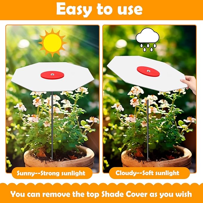 3 Pack Plants Shade Cover for Outdoor Plants, 65% Sunblock Shade Cloth Outdoor, Garden Shade Disk Umbrella, Sun Shade for Plants, Prefect for Your Garden, Potted Plant, Live Plant Outdoor(P0409)