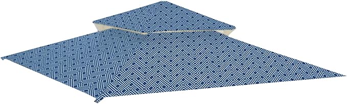 Garden Winds Replacement Canopy Top Cover for The Madaga Gazebo - Midnight Trellis