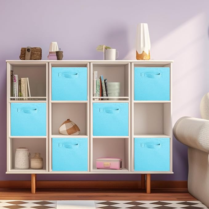 ShellKingdom Storage Bins, Foldable Fabric Storage Cubes And Cloth Storage