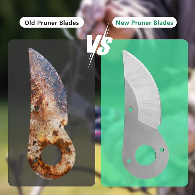 2/3 Hand Pruner Replacement Blade Spare Blade for Pruner Models 2, 4, 11 - Replacement Parts Fits for Garden Pruning Shears and Bypass Clippers (2 Pack)