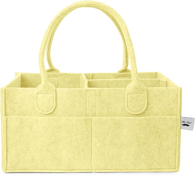 Mr. Pen- Baby Diaper Caddy Organizer, Lemon Glow