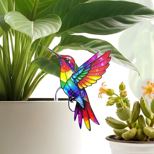 Hummingbird Gifts for Women Mom Grandma - Humming Bird Plant Lover Mothers Day Birthday Gifts Garden Decor - Hanging Planters for Indoor Outdoor Plants Pots Accessories