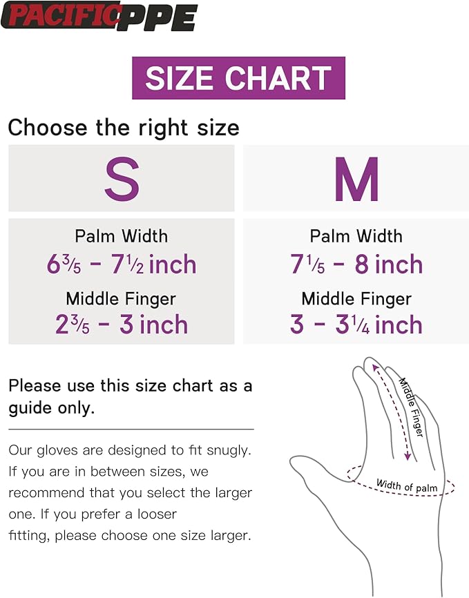 PACIFIC PPE 3 Pairs Gardening Gloves for women, Rubber Coated Garden Gloves, Ladies Yard Work Gloves, Breathable, Purple, Medium