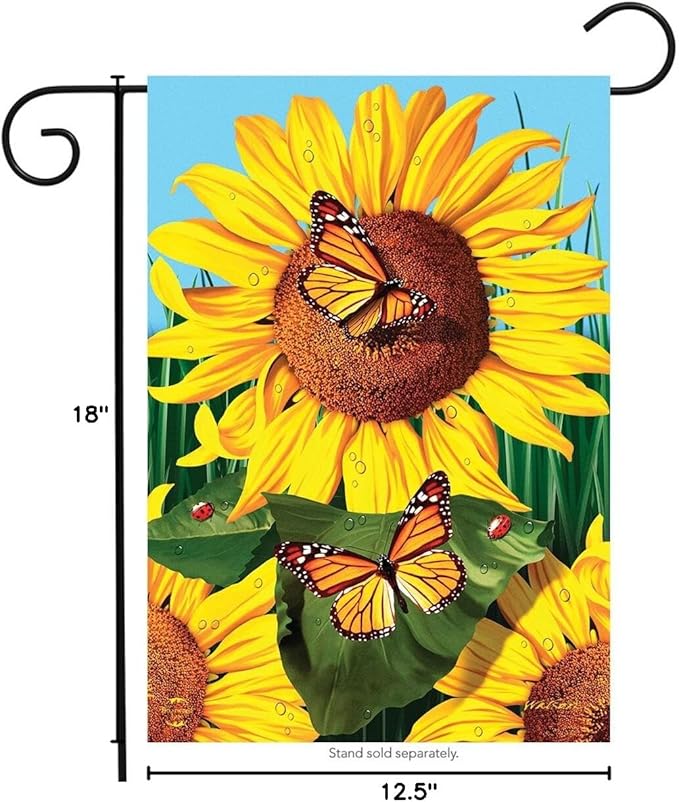 Briarwood Lane Sunflower Field Summer Garden Flag