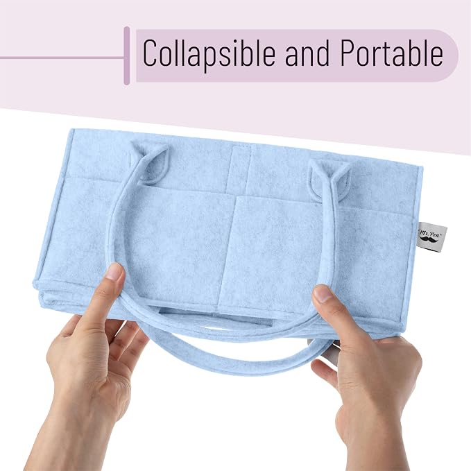 Mr. Pen- Baby Diaper Caddy Organizer, Sky Bliss