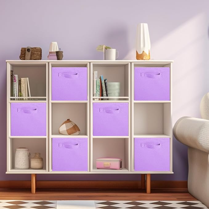ShellKingdom Storage Bins, Foldable Fabric Storage Cubes And Cloth Storage