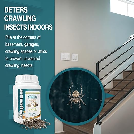 EcoVenger Garden Protection Kit – 16 oz Insect Control Spray & Multi-Purpose V-Granules 1.95 LB Jug, Natural, Plant-Based Pest Control for Indoor & Outdoor Use