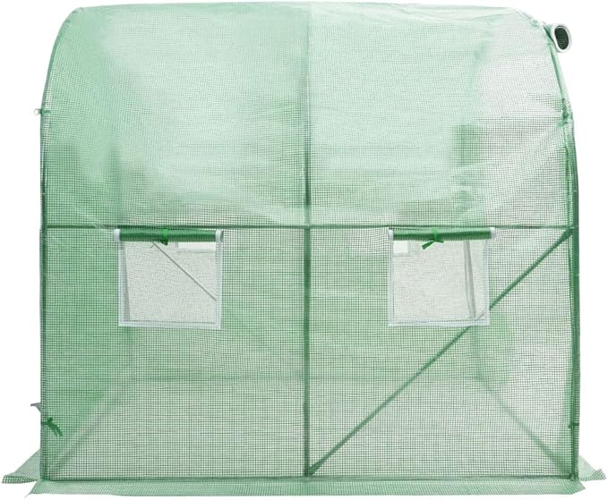 vidaXL Greenhouse, Cold Frame for Garden Patio Backyard Lawn Yard, Green House for Plant Growing Gardening, Outdoor Greenhouse Grow House